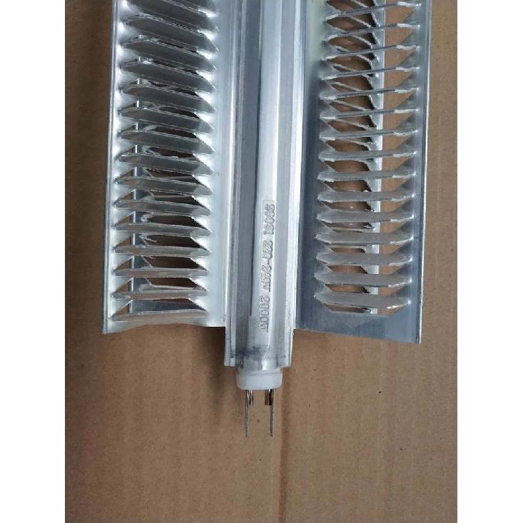 617MM 2000W křížová topná trubice typ X čistý hliník integrovaná elektrická topná trubice topidlo topidlo lištový drát topný prvek