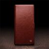 QIALINO For Samsung Galaxy S25 Ultra Case Genuine Cow Leather Wallet Phone Cover with Magnetic Closure