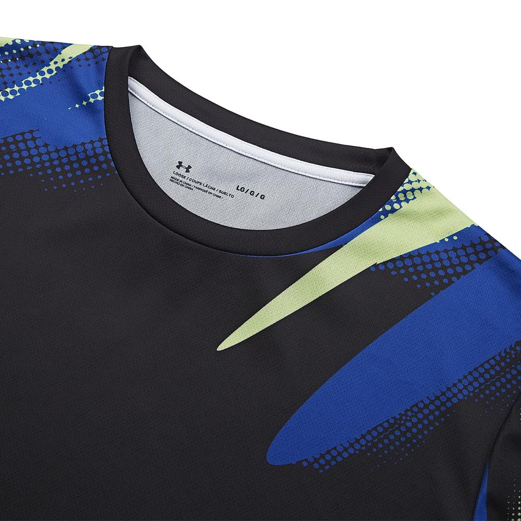 Under Armour Retro Quick-Dry Running T-Shirt Unisex Tops Black 25500515-001