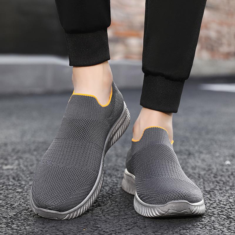 Men's Sneakers Outdoor Fashion Casual Walking Shoes Lightweight Breathable Slip On Wear-resistant Mens Loafers Zapatillas Hombre