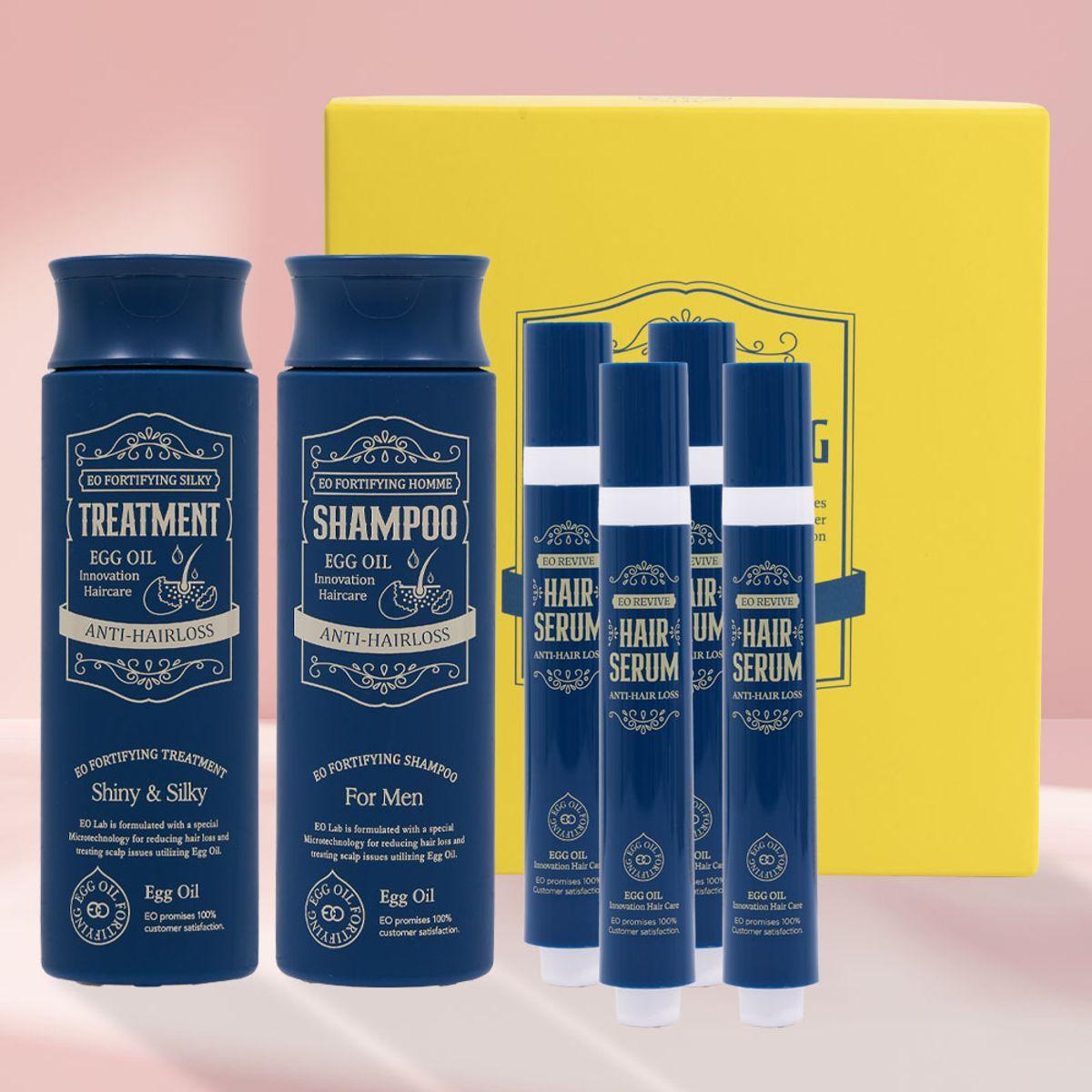 Forifying Homme Shampoo + Treatment + Revive Serum 4-Piece Set