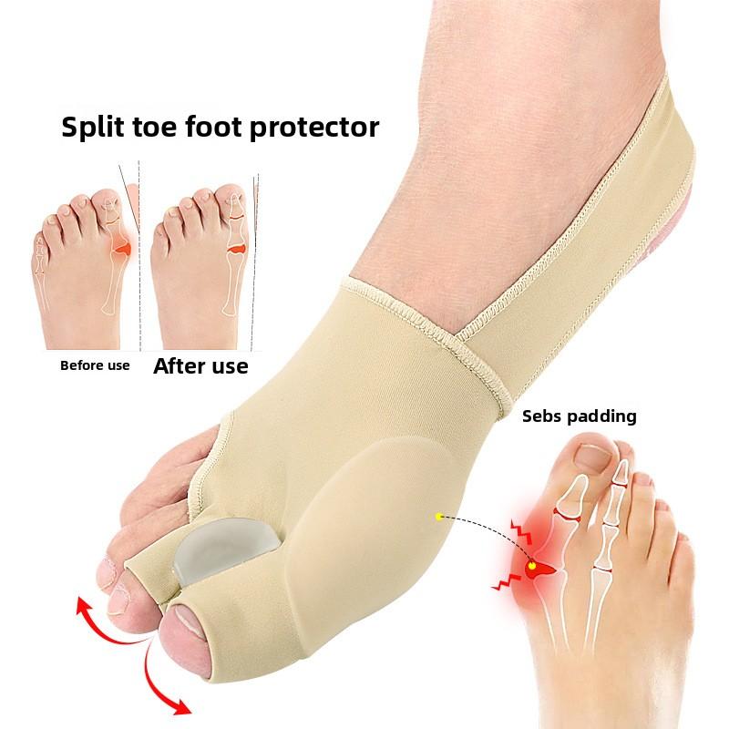 Hole Valgus Device Big Toe Corrector Soft Anti-wear Care Set for Foot Pain Relief and Bone Alignment