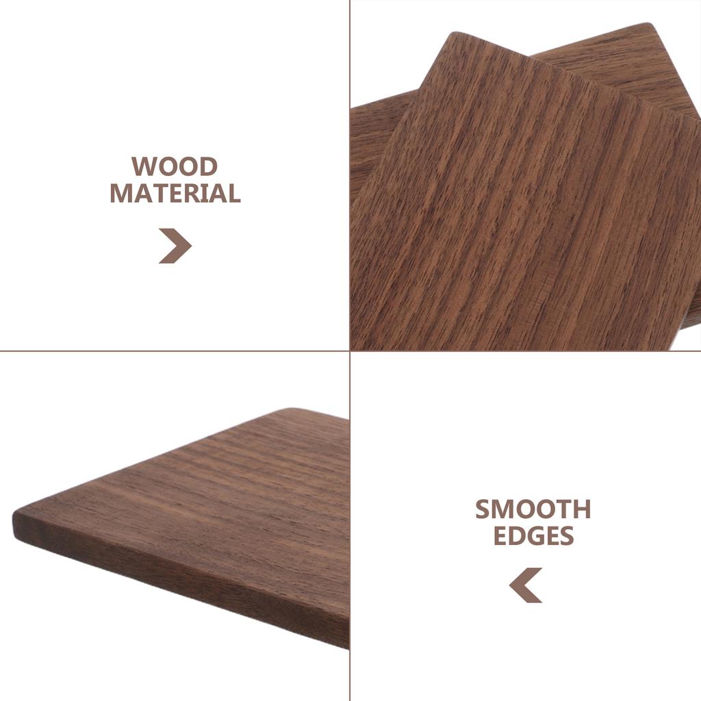 2Pcs Walnut Lumber Boards Natural Wood Sheets for Furniture Accent Wall Panels DIY Crafts Cutting Engraving Wood Planks