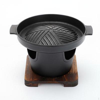 Koreaanse Grillpan Moeiteloos Schoon Ontwerp Grill Compact Persoonlijke BBQ Kookplaat