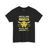 Installing Muscles - Bodybuilding T-Shirt - Gym Workout Graphic