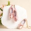 Adorable Tiny Ballet Shoes Accessory Elegant Dance Shoe Keyring Lovely Bag Charm Perfect As A Thoughtful Present