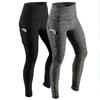 Leggings esportivas femininas de cor sólida com bolso cintura alta push up calças fitness academia treino yoga