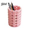 Dust-free Pen Storage 3D Printed Hollow Heart Holder Aesthetic Stand Girlish Office Desk Accessory Makeup Brush Multifunctional Container
