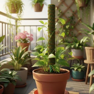 Moss Poles Stackable Moss Pole for Plants Monstera for Climbing Plants Plant Support Stakes Stand for Potted Plants