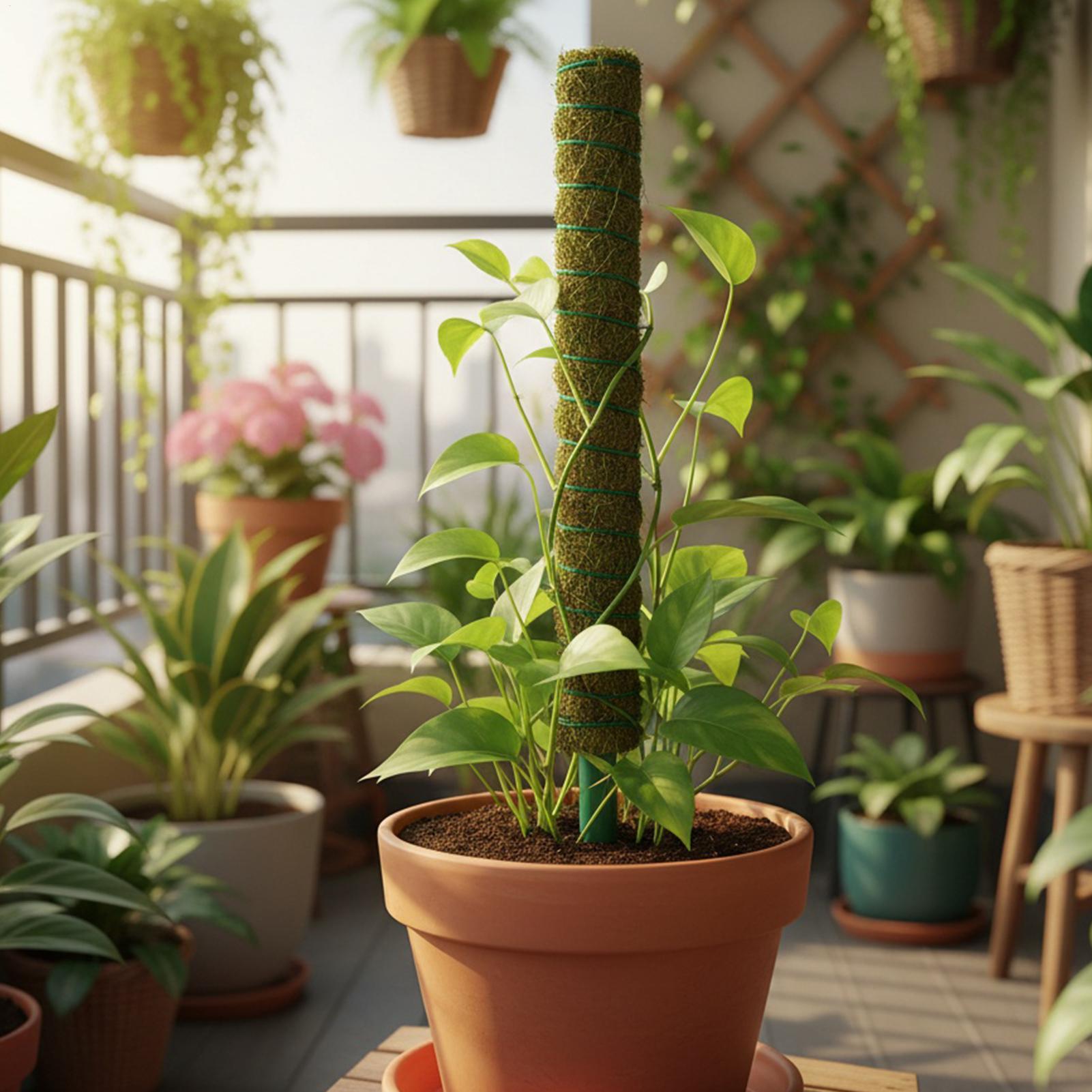 

Moss Poles Stackable Moss Pole for Plants Monstera for Climbing Plants Plant Support Stakes Stand for Potted Plants China Mainland
