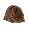New Style Knitted Hat for Women In Autumn and Winter Small Face  Warm  Ear Protecting  Fashionable Woolen Cold Hat
