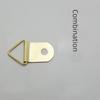 Gold Triangle Seamless Dark Hook Ring for Cross Stitch & Digital Oil Painting Frame