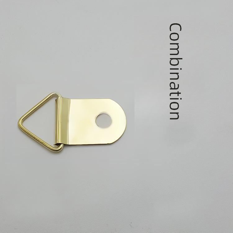 Gold Triangle Seamless Dark Hook Ring for Cross Stitch & Digital Oil Painting Frame