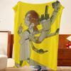 Animation I-Inside J-Job Throw Flannel Throw Blanket, Lightweight Cozy, Durable Washable Cute Cool