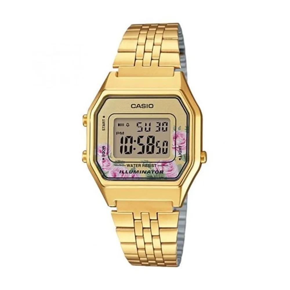 Cio LA680WGA-4C Women s Square Metal Vintage Watch LA680WGA-4C