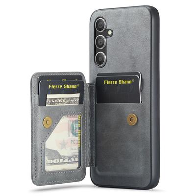 Voor Samsung Galaxy A34 5G Hoes Standaard Schokbestendig Leer+TPU Telefoonhoes
