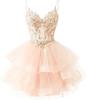 Suspender Dress Homecoming Dresses Short Banquet Evening Dress Dress European and American