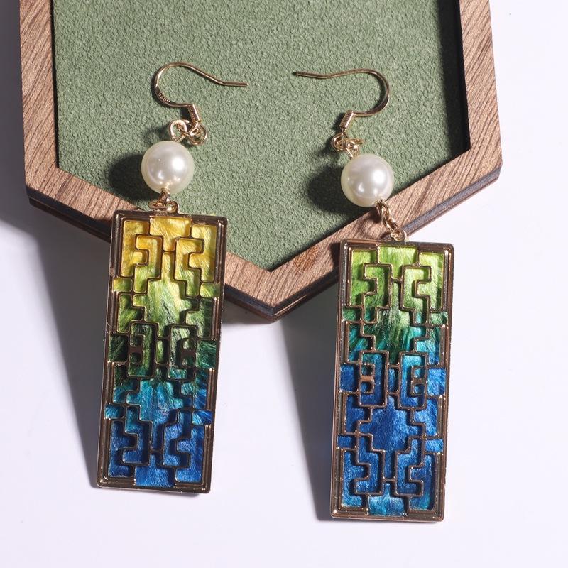 

Guofeng Classic Handmade Design Silk Edelweiss Women s Ears Cheongsam Hanfu Accessories Ear Jewelry