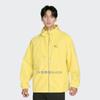 Nike Logo Print Woven Windbreaker Jacket With Hood And Zipper Men Jacket Yellow DQ4214-765