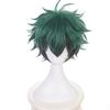 Ekienn My Hero Academia Izuku Midoriya Cosplay Wig Heat Resistant Wig Anime Costume Halloween Party Event Costume Wig Disguise Party Event
