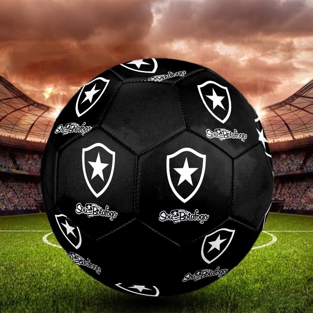 Botafogo FR Soccer Ball, colorful, suitable for all ages, machine-stitched, PVC material, competition grade, durable and high bounce