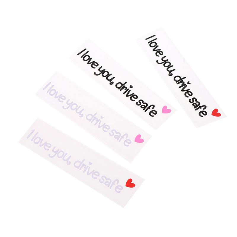 I Love You Drive Safe Car Mirror Stickers Affectionate Reminder Heartfelt Safety Reminder For Women Drivers Car Interior Sticker