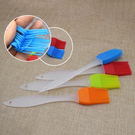 Silicone BBQ Sauce Oil Brush Handle Cake Butter Pastry Cook Baking Barbeque Tool