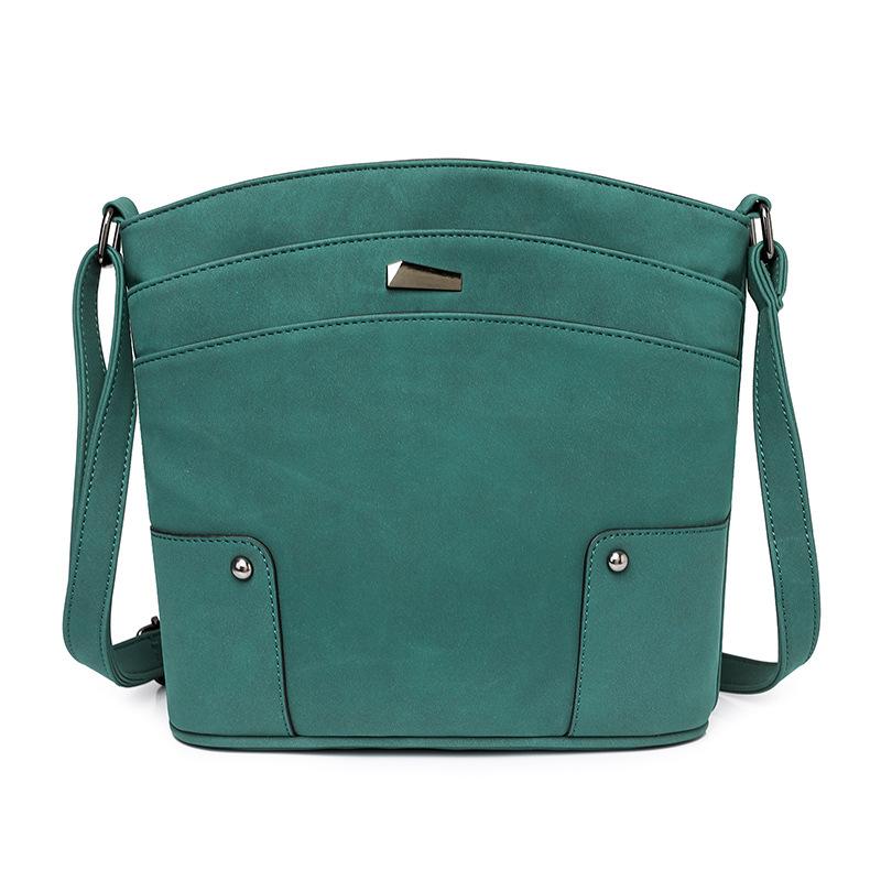 Multi-layer Bucket Bag Slant Bag Retro Shoulder Bag Light Luxury Fashion Versatile Multi-functional Slant
