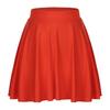 Women's A-line Pleated Mini Skirts Stretch Flared Skirts Dancewear Plain Skirt Sportwear