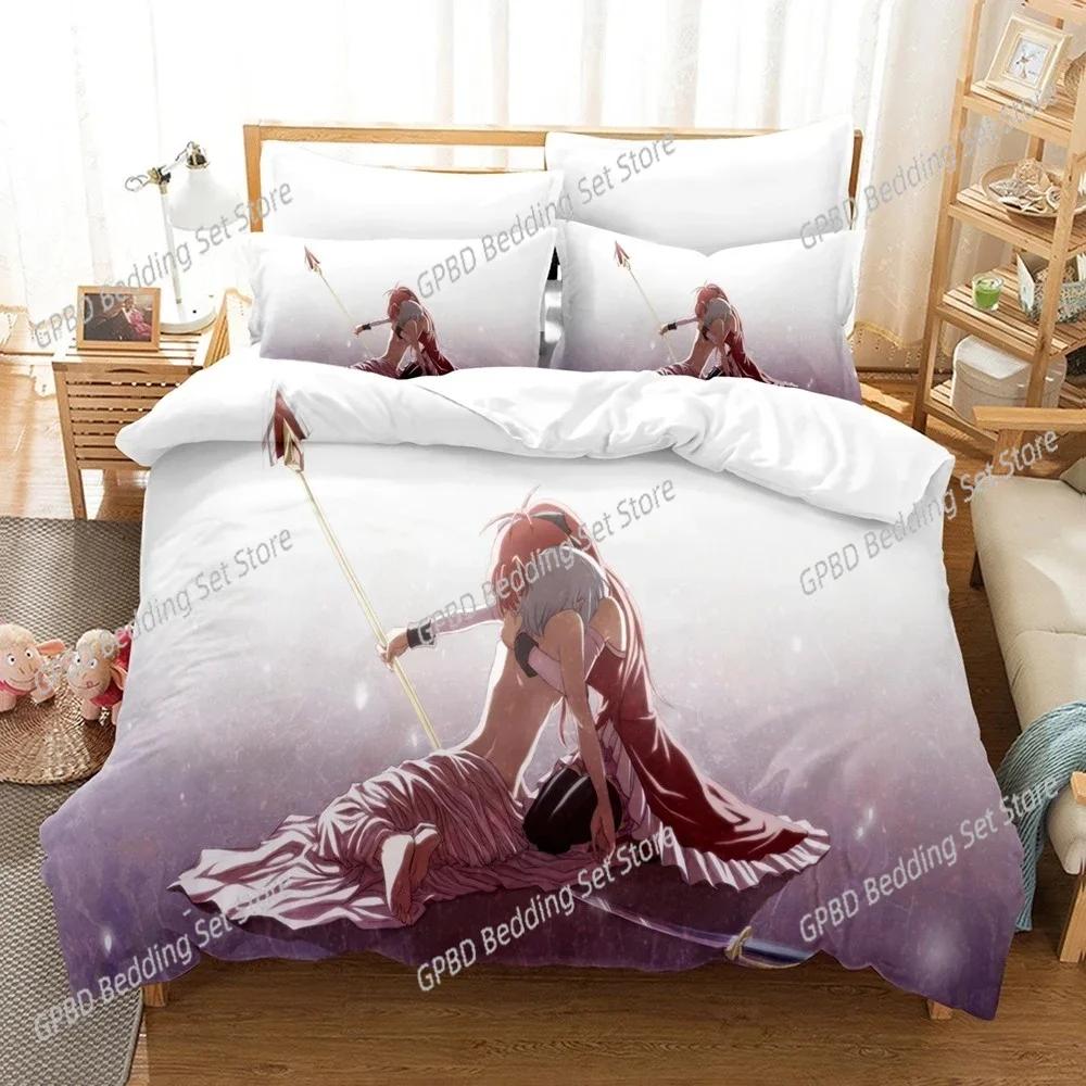 Fashion 3D Puella Magi Madoka Magica Bedding Sets Duvet Cover Set With Pillowcase Twin Full Queen King Bedclothes Bed Linen