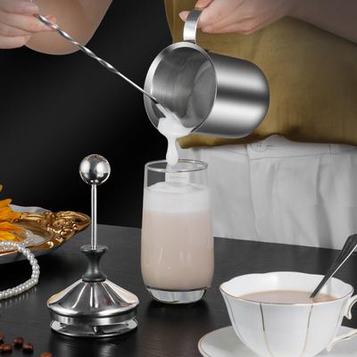 Thickened 304 Stainless Steel Double-layer Milk Frother Manual Milk Frother Latte Fancy Coffee Cup Milk Frother