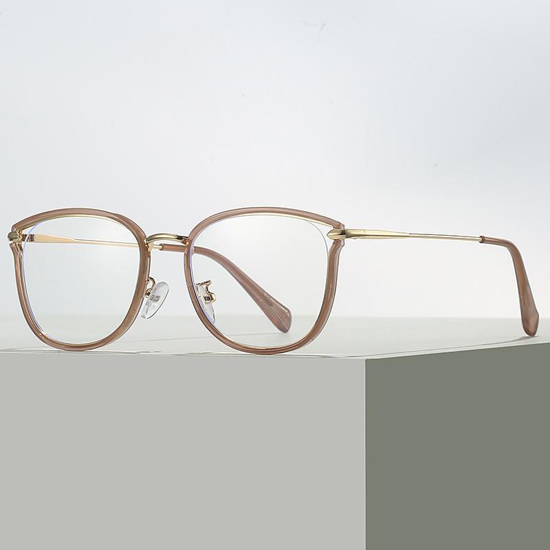 Fashion Blue Light Blocking Glasses For Women With Square Frame Office Wear