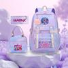 K-Pop Witch Hunters Cartoon Printed Student Pencil Bag Lunch Bag Three-Piece Backpack