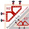 Aluminum Alloy WType Auxiliary Fixture Table Skirt Clamping Square Woodworking Right Angle Clamp Clamping Fixing Clamp