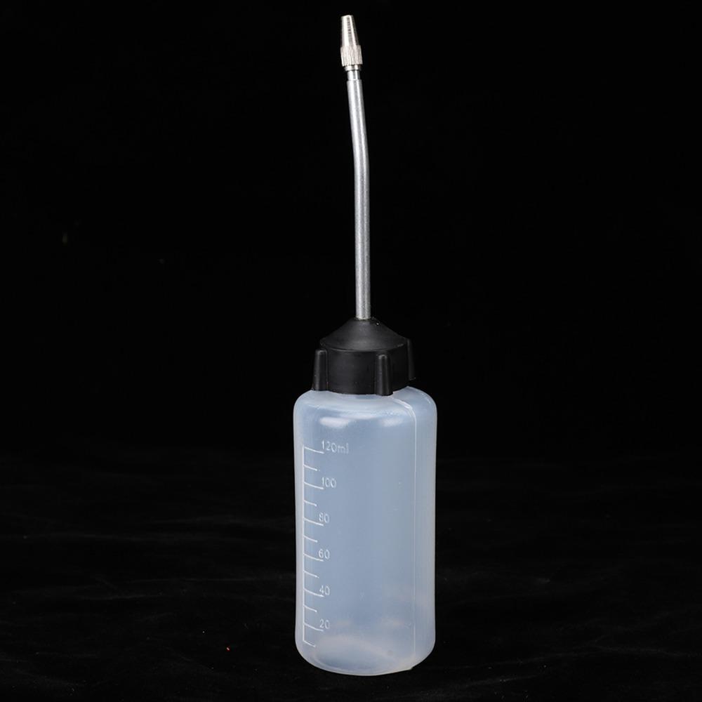 5pcs Long Tip Oil Dispenser Extended Spout Iron Mouth Spou Sewing Machine Oiler Plastic 120ml Oil Bottle Sewing Machines