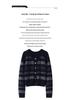 Cashmere Women's Retro Jacquard Loose Knit Cardigan - Old Money Style, Autumn Winter Fair Isle