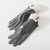 Warm gloves women winter winter outdoor sports cycling thickened touch screen windproof and cold proof