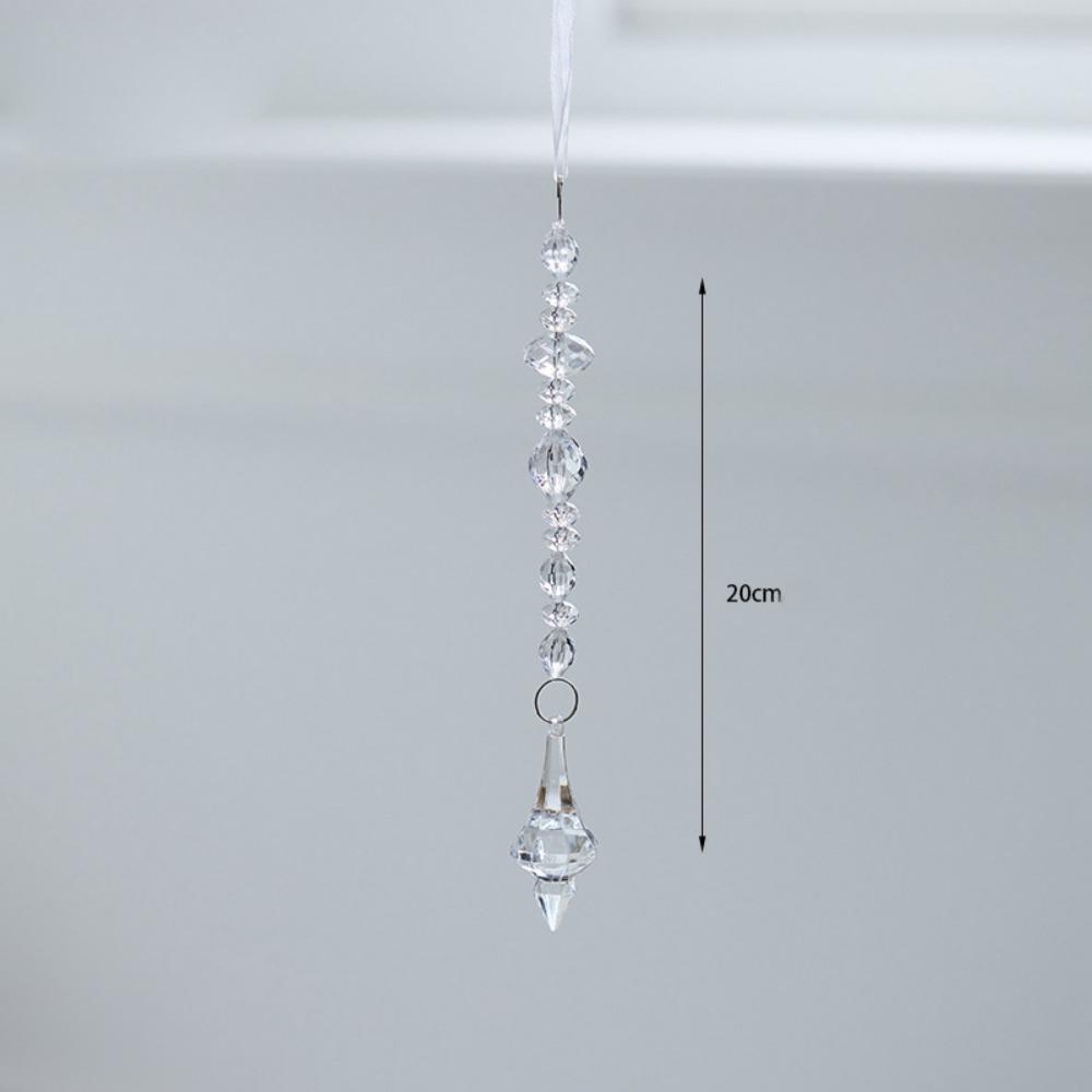 Transparente Tropfenornamente Acryl Weihnachtsdekorationen Weihnachtsanhänger zum Aufhängen Weihnachten