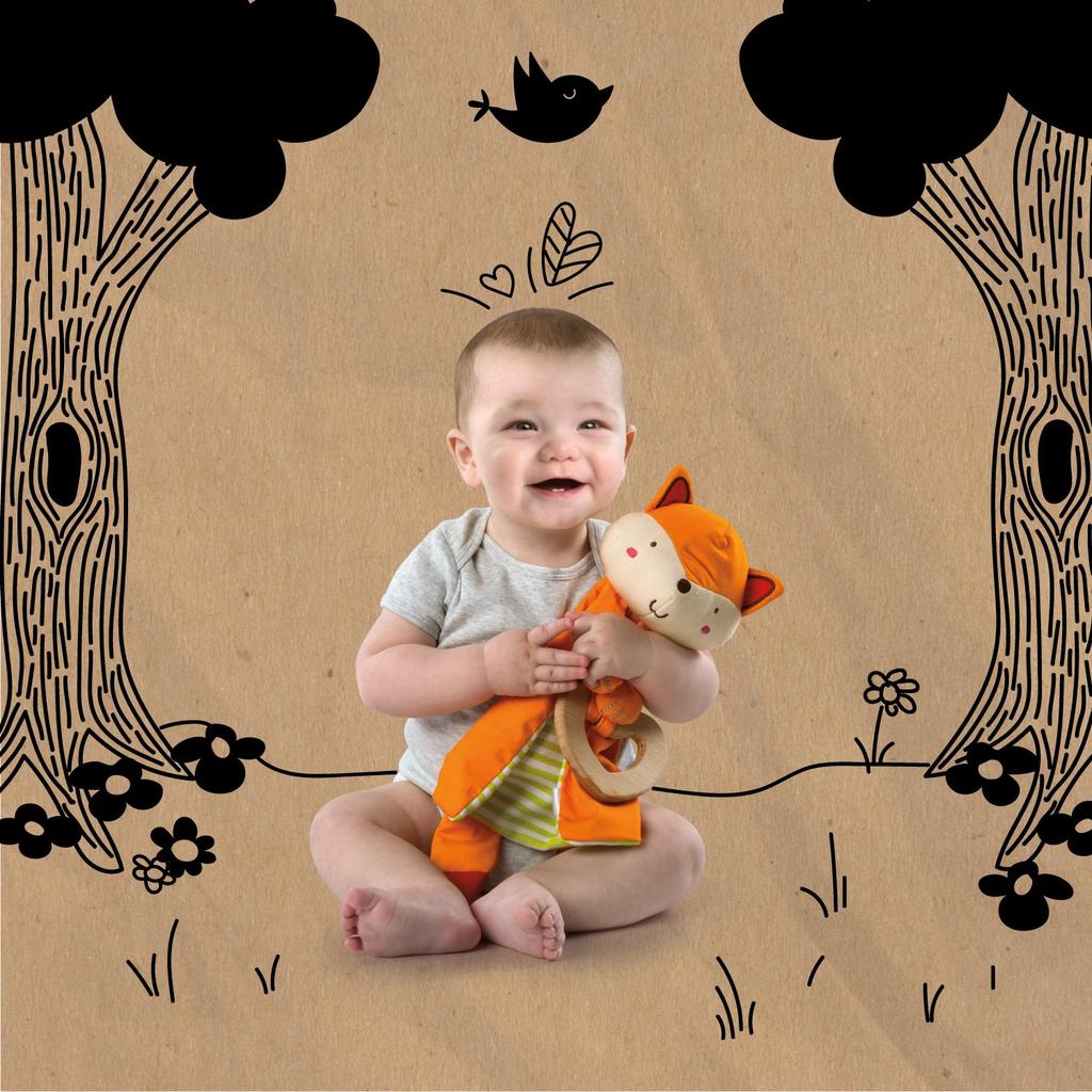 Simply Bright Starts Friendly Forest Lovie (11148) by Kids II