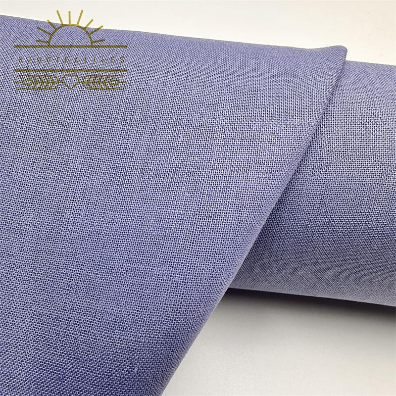 EcoFriendly Blended Linen Cotton Fabric for Garments and Home Textiles