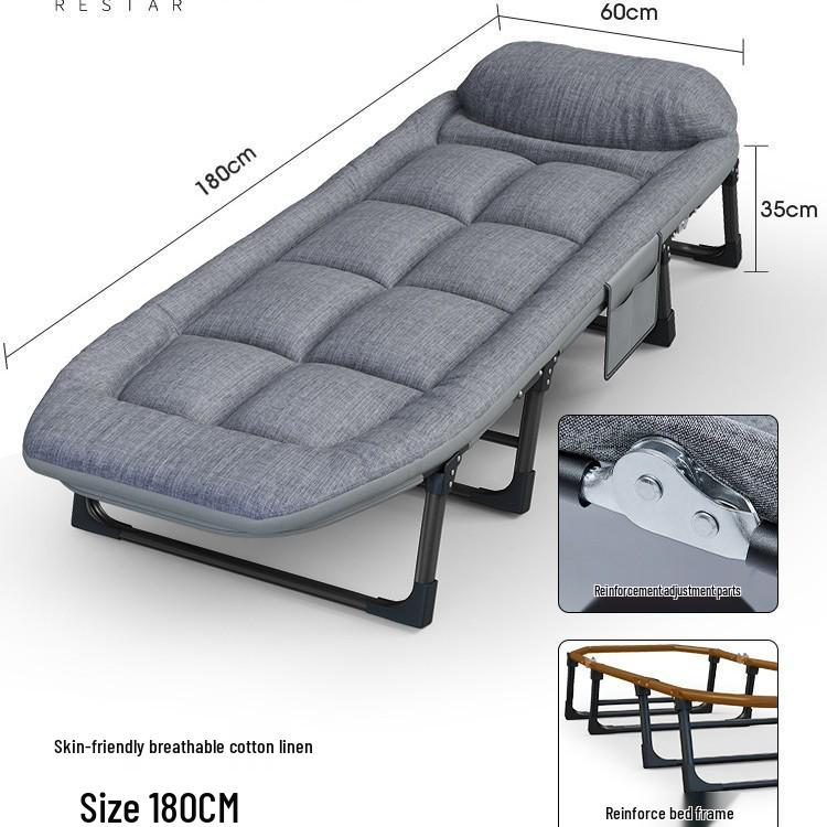 Ruishida Folding Nap Bed for Office, Hospital, and Outdoor Use