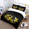 Football players with yellow highlights. Bedding sets Duvet cover sets Duvet covers Pillowcases(1 * Duvet Cover 2 * Pillowcases, without duvet insert)