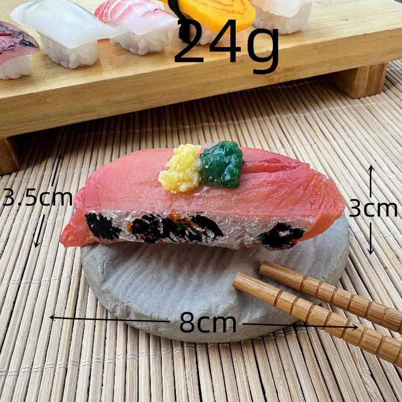 

Simulation 3d Sushi Model Cooking Toys Japanese Food Salmon Sushi Rice Ball Simulation Food Model Display Props Keyring Jewelry