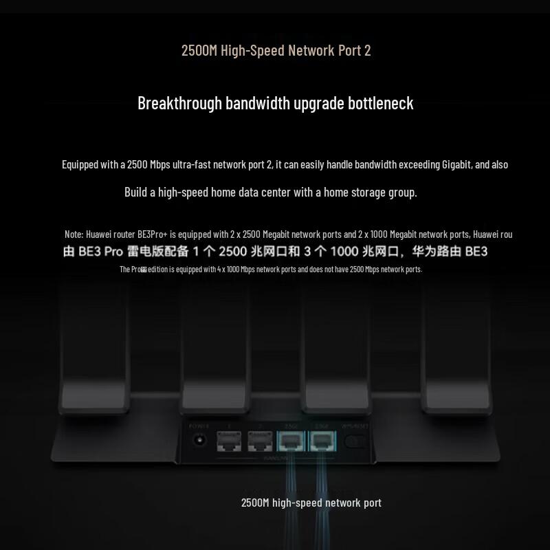 Huawei BE3 Pro WiFi 7 Gigabit Router (CN Version)