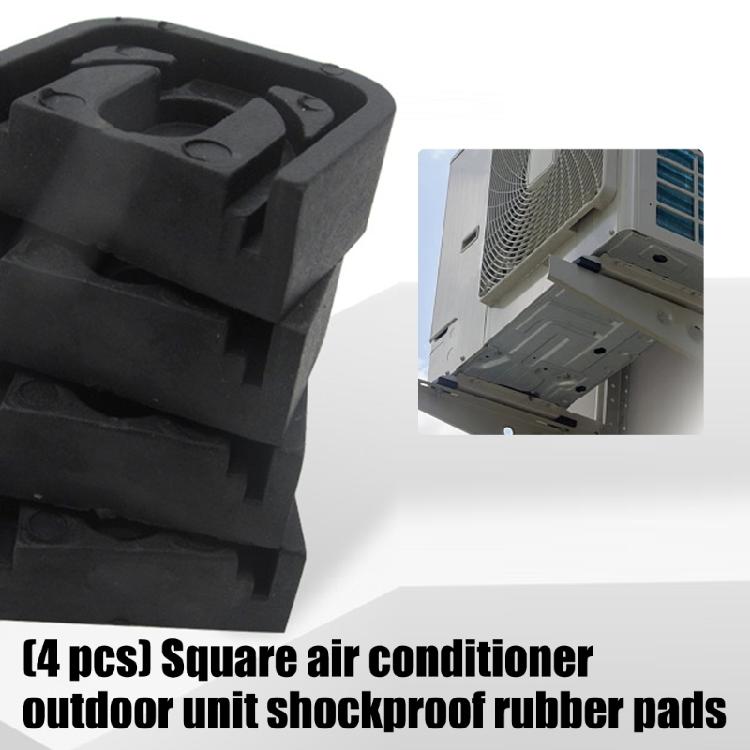 Air Conditioning Outdoor Unit Stabilizer Pads Shock Absorbers Weather Resistant Universal Fitment Vibration Control