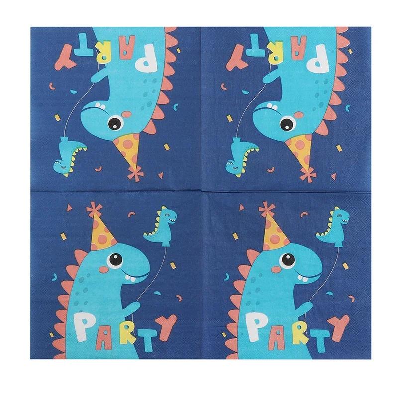 20pcs/Pac 33*33cm 2-Ply Disposable Party Napkin Cartoon Pattern