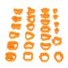 193pcs   Clay Earring Cutters   25 Shapes Clay Cutters for Key Rings Necklaces