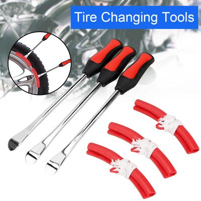 Auto Spoon Tire Kit Professional Tire Repair Tool Rim Protector Tire Changing Lever Tools Motorcycle Bicycle Tire Changing Levers
