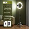 2024 Mobile Phone Live Streaming Stand with Fill Light for Douyin & Selfie Beauty - Complete Desktop Shooting Support Set