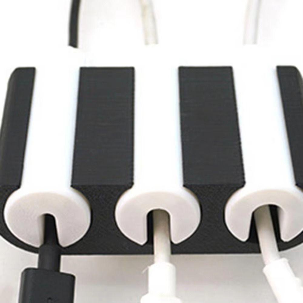 Plastic Desktop Cable Organizer Storage Desktop Cable Manager  Earphone Data Cable